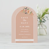 Invitation Mariage d'arc floral (Debout devant)