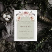Invitation Mariage d'arc Rose de Bohême