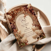 Invitation Mariage d'arcade du jardin d'automne