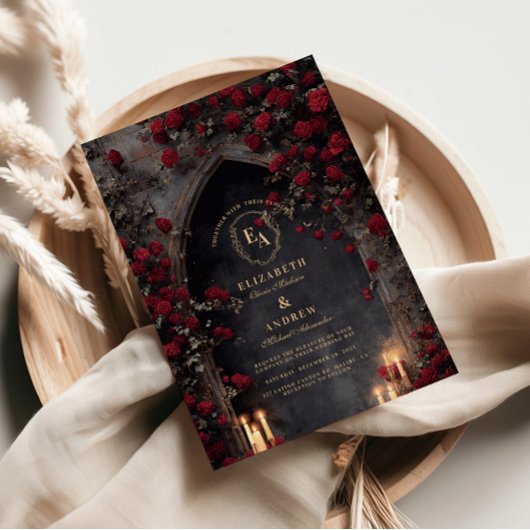 Invitation Mariage d'arche de lanterne twilight