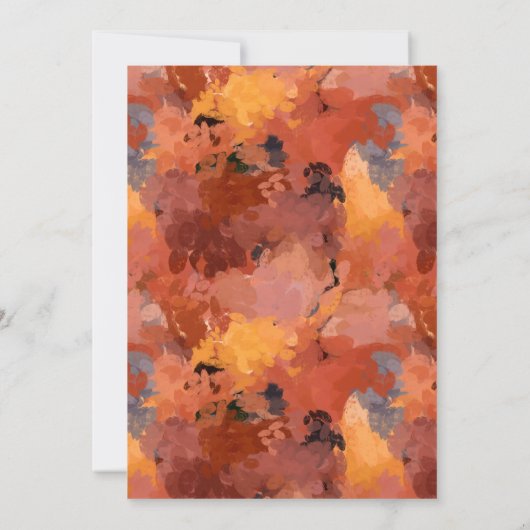 Invitation Mariage d'arche en terre cuite moderne Boho (Dos)