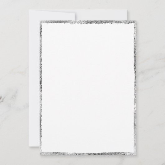 Invitation Mariage d'argent élégant de Peony Floral violet (Dos)