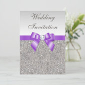 Invitation Mariage d'argenterie imprimé et d'onduleur (Debout devant)