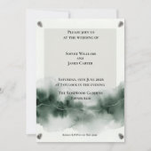 Invitation Mariage Dark Forest dans les Highlands écossais (Devant)