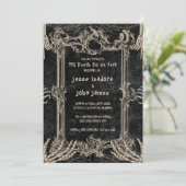 Invitation Mariage Dark Horror Jusqu'à ce que la Mort Nous Sé (Debout devant)