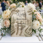 Invitation Mariage d'art grec de l'académie sombre classique