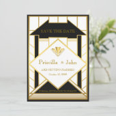 Invitation Mariage Date à retenir, Gatsby le Magnifique, Méda (Debout devant)