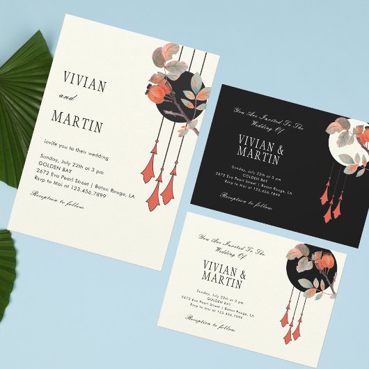 Invitation Mariage d'automne