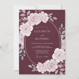 Invitation Mariage d'automne majestueux en Bourgogne