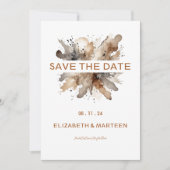 Invitation Mariage d'automne personnalisé (Devant)