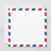 Invitation Mariage d'avion IRLANDE (Dos)