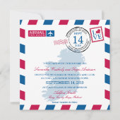 Invitation Mariage d'avion IRLANDE (Devant)