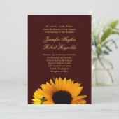 Invitation Mariage de automne (Debout devant)