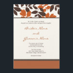 Invitation mariage de automne<br><div class="desc">Cette belle conception et simple invitation élégante imprimée sur un stock en papier texturé est parfaite pour un mariage "chute". Si vous aimez le design et souhaitez le voir dans différentes couleurs,  n'hésitez pas à me contacter à ashleyagresta@yahoo.com !</div>