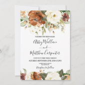 invitation mariage de automne (Devant)
