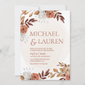 Invitation mariage de automne (Devant)