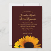Invitation Mariage de automne (Devant)