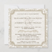 Invitation Mariage de automne des Feuilles de la d (Devant)