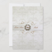 Invitation Mariage de automne élégante 2b (Dos)