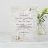 Invitation Mariage de automne élégante 2b (Debout devant)
