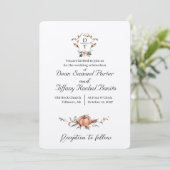 Invitation Mariage de automne romantique (Debout devant)
