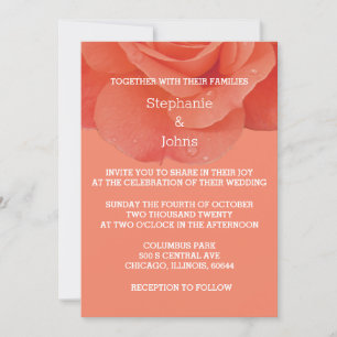 Invitation Mariage de automne rustique Burange Floral Terraco