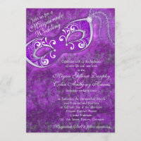 Mariage de balle en argent violet orange