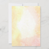 Invitation Mariage de ballon à air chaud Aquarelle (Dos)