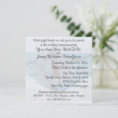 Invitation Mariage de bateau avec RSVP (Debout devant)