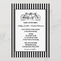 Mariage de bicyclette Rustique Retro