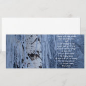 Invitation Mariage de Birch de pleurs (Devant / Derrière)