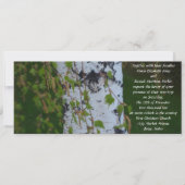 Invitation Mariage de Birch de pleurs (Devant)