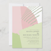 Invitation Mariage de blocs de couleurs - ID740 (Devant)