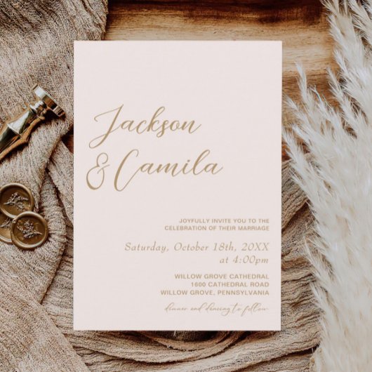 Invitation Mariage de Boho Beach