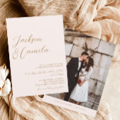 Invitation Mariage de Boho Beach