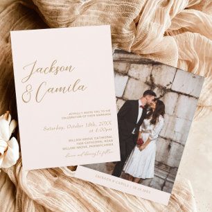 Invitation Mariage de Boho Beach