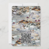 Invitation Mariage de bord de mer Célébrations sur la plage (Dos)