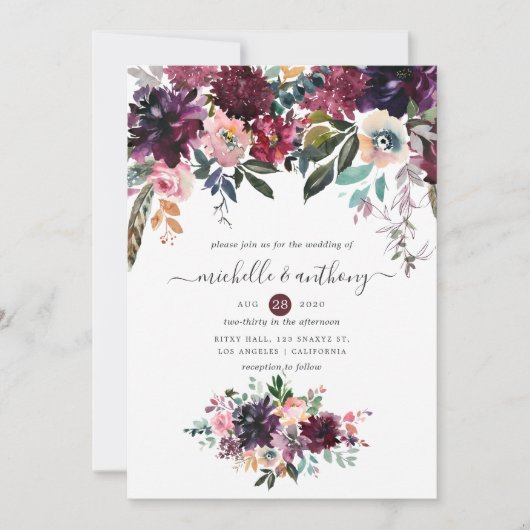 Invitation Mariage de Bordeaux (Devant)