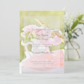 Invitation Mariage de bouquet Fleur de Printemps frais (Debout devant)