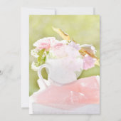 Invitation Mariage de bouquet Fleur de Printemps frais (Dos)