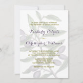 Invitation Mariage de branche d'olivier | 2 (Devant)