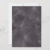 Invitation Mariage de branches d'encre Aquarelle minimaliste (Dos)