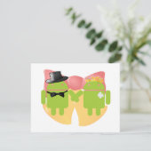 Invitation Mariage de bugs droids Attire Mariage Bells (Debout devant)