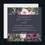 INVITATION MARIAGE DE BUNCH FLORAL BURGUNDY BURGUNDY DE MARIN<br><div class="desc">Si vous avez besoin d'une personnalisation supplémentaire,  n'hésitez pas à m'envoyer un message sur yellowfebstudio@gmail.com .</div>
