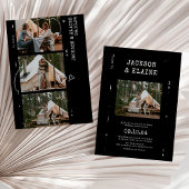 Invitation Mariage de cabine photo moderne tendance