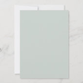 Invitation Mariage de cadre doré et crème (Dos)