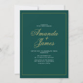 Invitation Mariage de cadre écologique (Devant)