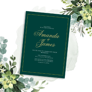 Invitation Mariage de cadre écologique