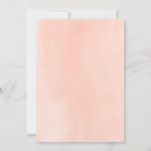 Invitation Mariage de cadre géométrique couleur or de l'aquar (Dos)