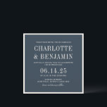 Invitation Mariage de cadre Turquoise classique élégant<br><div class="desc">Classique Elégant Formel Turquoise Bleu Bordure Faire-part de mariage</div>